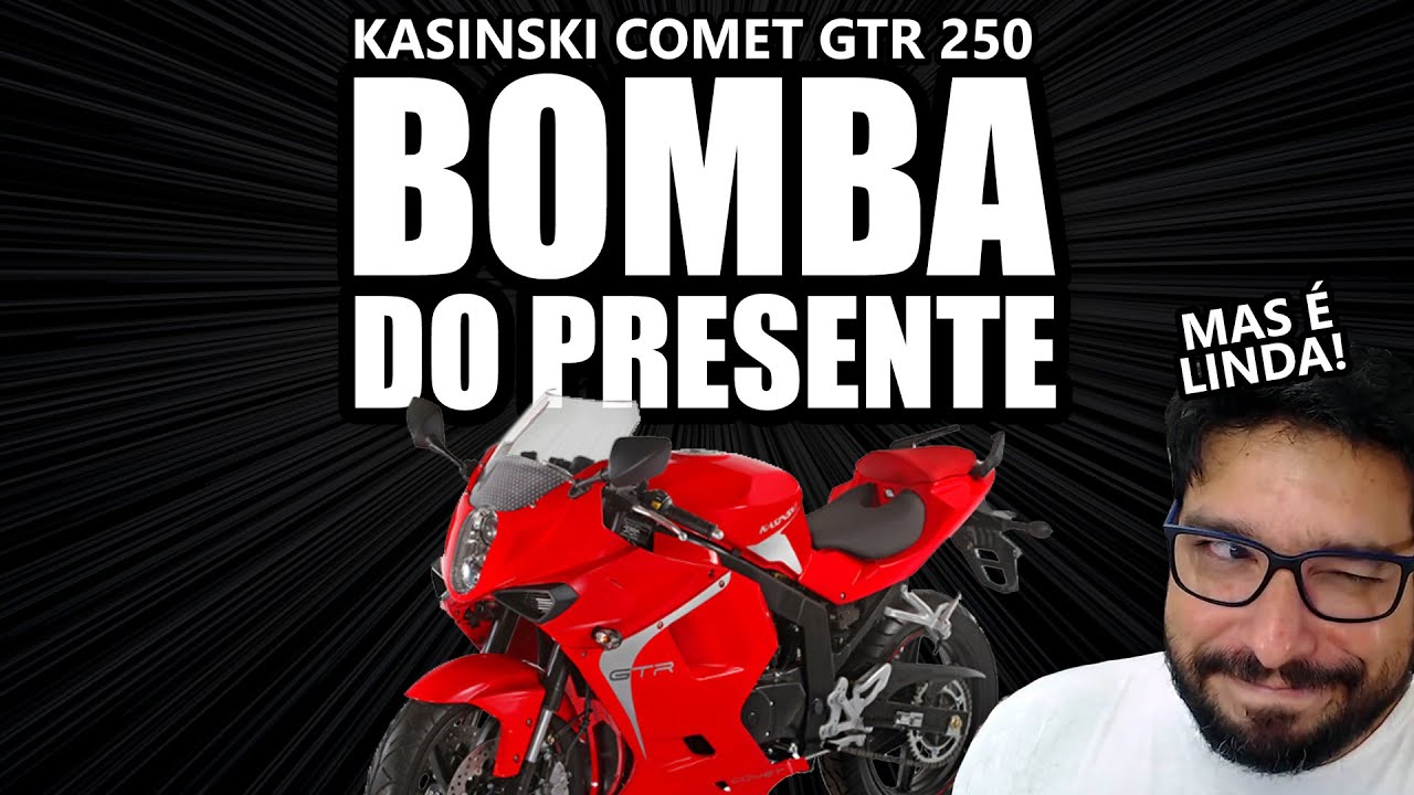 Kasinski Comet GTR 250 - Uma bomba do presente (mas &eacute; linda!)