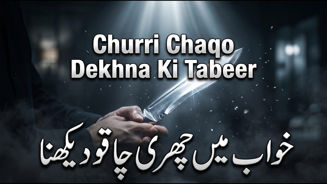 Khwab Mein Churi Dekhna Ki Tabeer | خواب میں چھری دیکھنا | Knife In Dream Meaning |Mufti Saeed Saadi