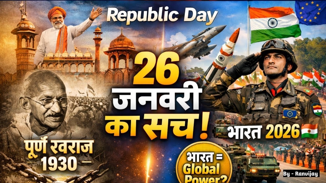 Why 26 January Matters? From Purna Swaraj to India’s Rise as a Global Power |Republic Day Rblacademy