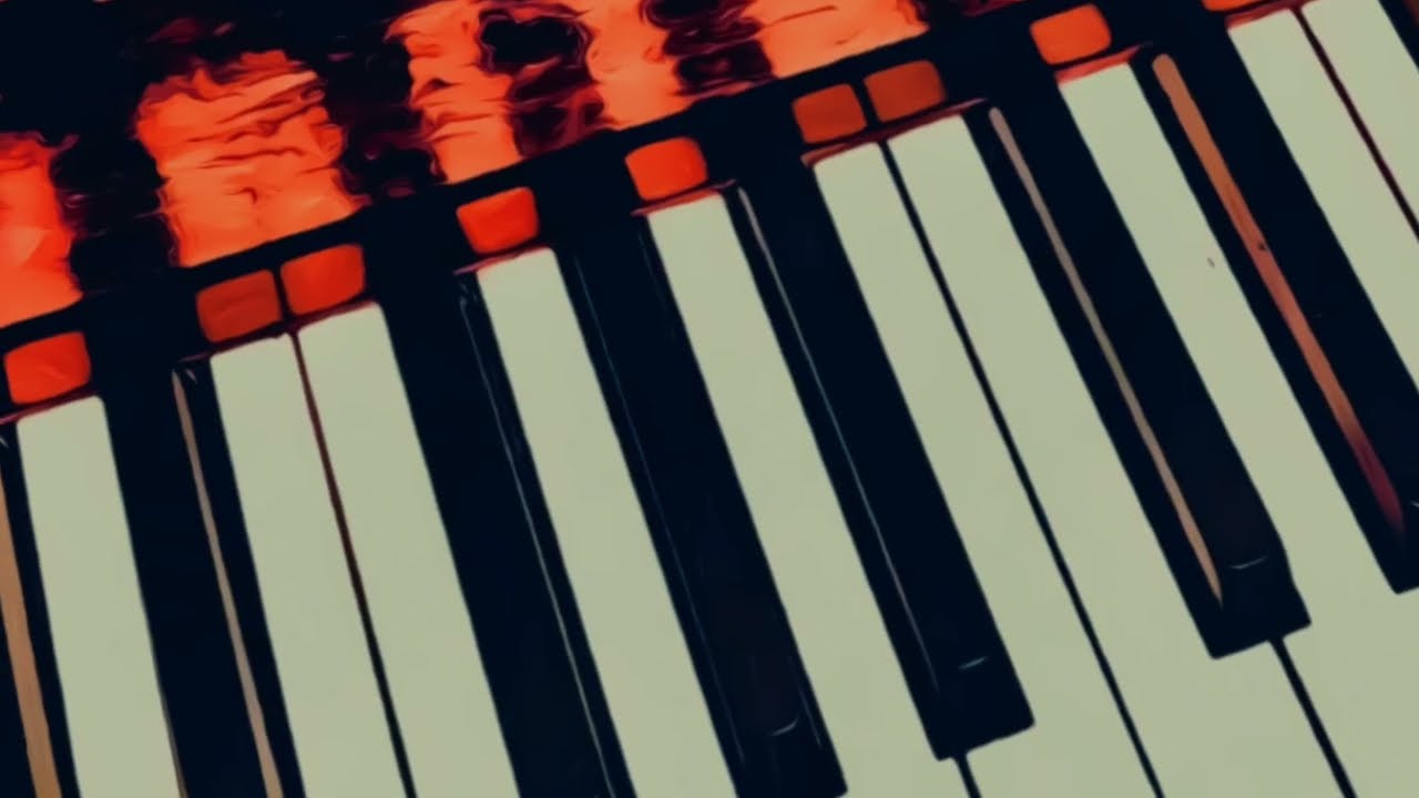 Piano Keys, Song is called, If You Say Yes. Makes a nice Wedding Song. Original Art. 
