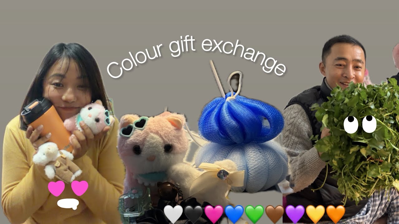 Colour exchange challenge with my husband 💕