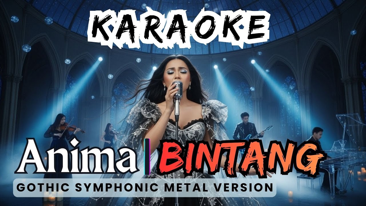 KARAOKE 🎤 Bintang - Anima 🎻 Nuansa Metal namun Lembut & Menjiwai! | Gothic Symphonic Instrumental