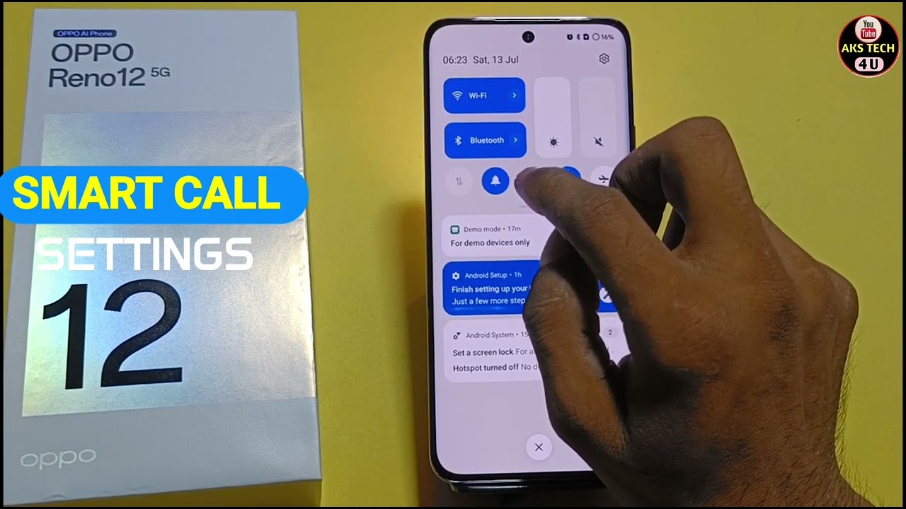How To Enable Smart Call Setting in Oppo Reno 12 5g | Oppo Reno 12 में Smart Call Setting कैसे करे