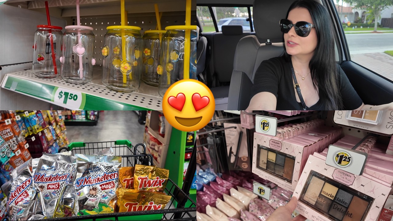 COMPRAS NA LOJA DE$1 EU ME APAIXONEI POR TUDO HOJE
