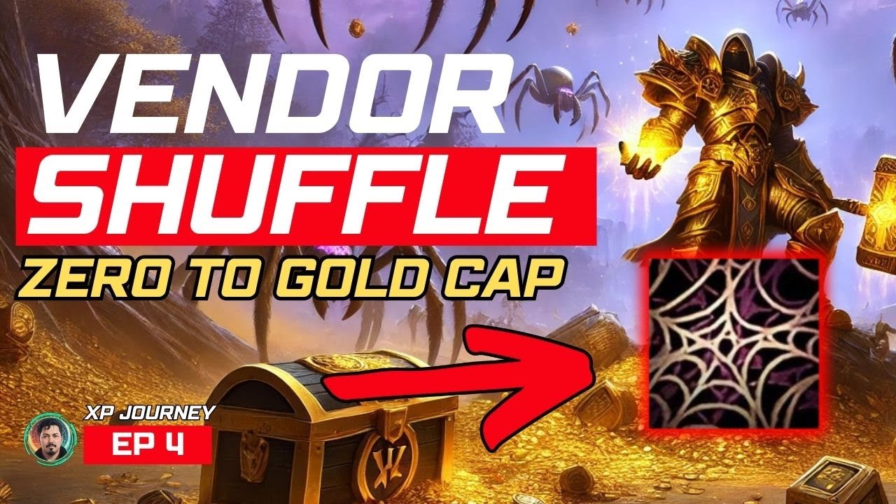 🛒 Gold cap Challenge - Vendor Shuffle, Wax + Kej | The War Within | WoW Gold Making Guide