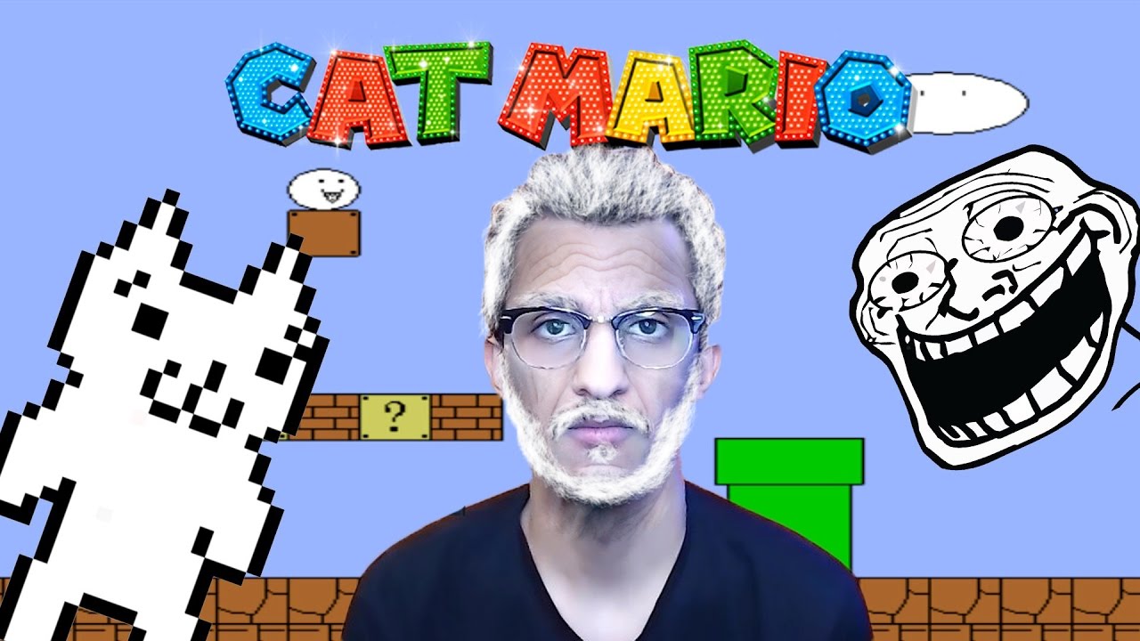 اللعبه اللي تخليك تشيب اليوم قبل بكره!! Cat Mario