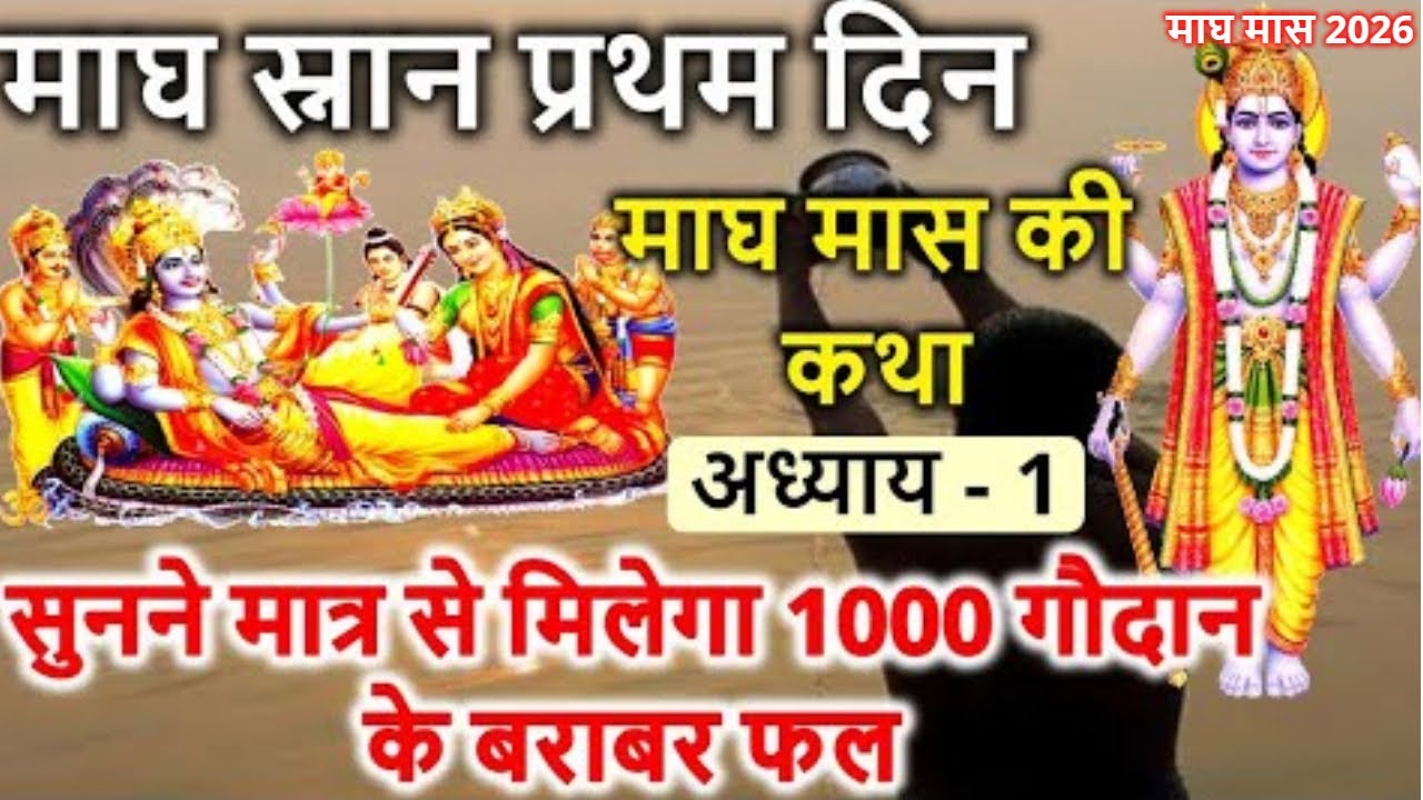 माघ मास माहात्म्य - माघ मास की कथा का पहला अध्याय | Magh Maas Ki Katha | Magh Maas 2026