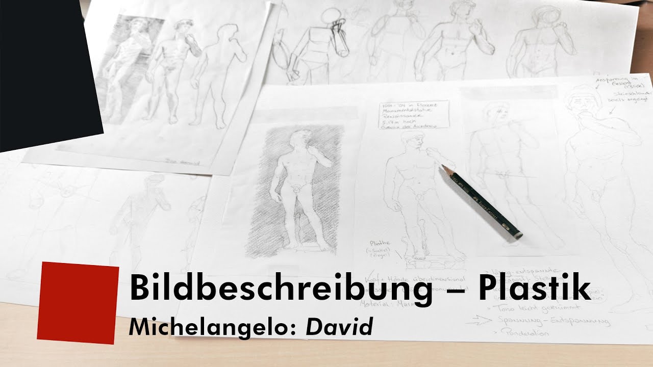 Bildbeschreibung einer Plastik: David von Michelangelo
