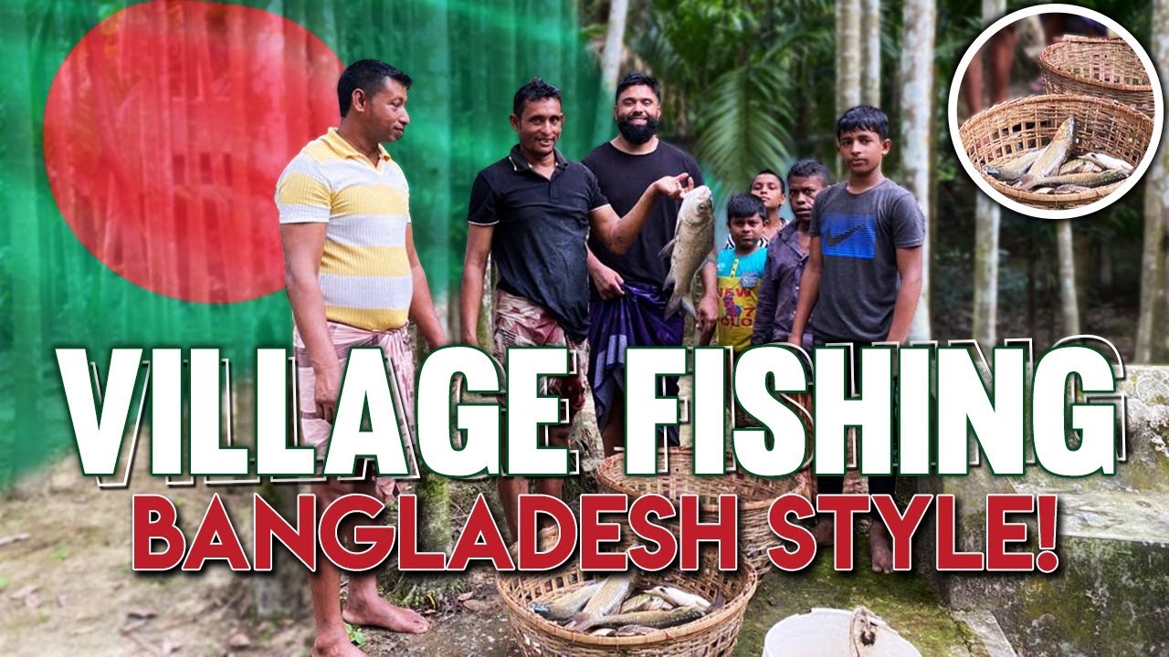 BANGLADESHI STYLE FISHING WITH THE LOCALS | SYLHET |  BISHWANATH