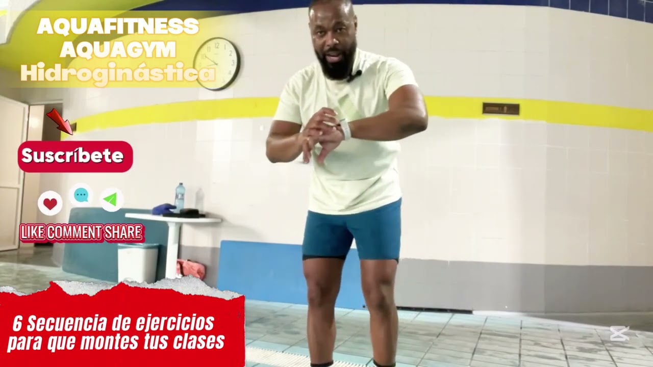 AQUAFITNESS, AQUAGYM E HIDROGINÁSTICA: 6 Secuencias de ejercicios para que montes tus clases