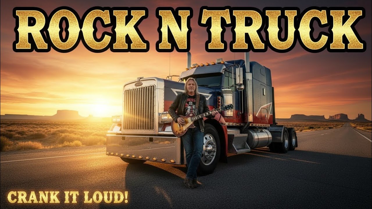 Rock N Truck – Smooth Asphalt Rock | Easy Miles Truck Playlist #EasyDrivingMusic #CountryRockVibes