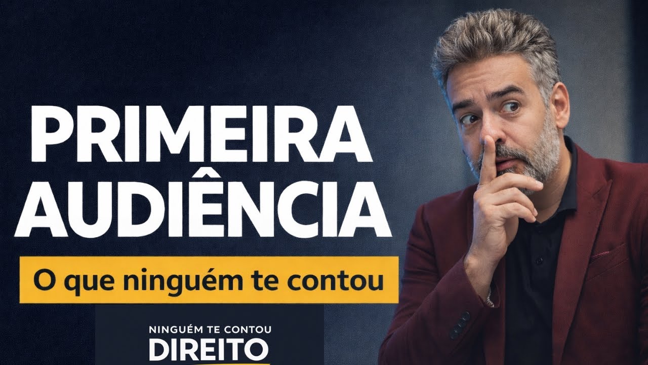 PRIMEIRA AUDIÊNCIA? Você precisa saber disso antes!