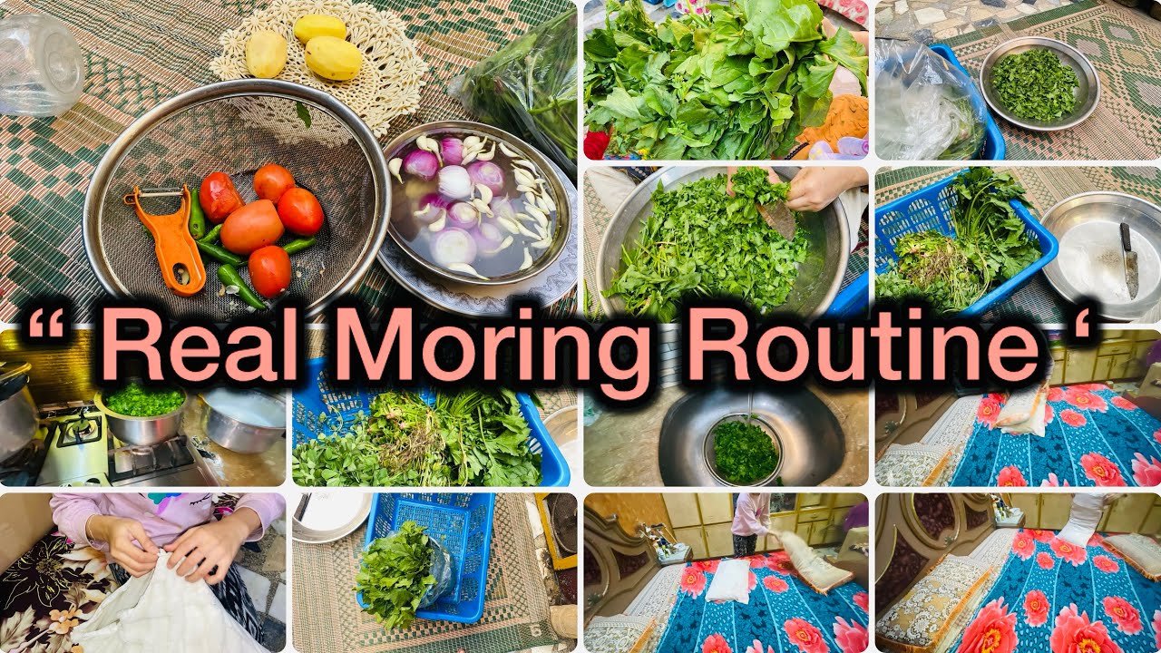 “Morning Cleaning Routine &Veggies Prep for the Day “
