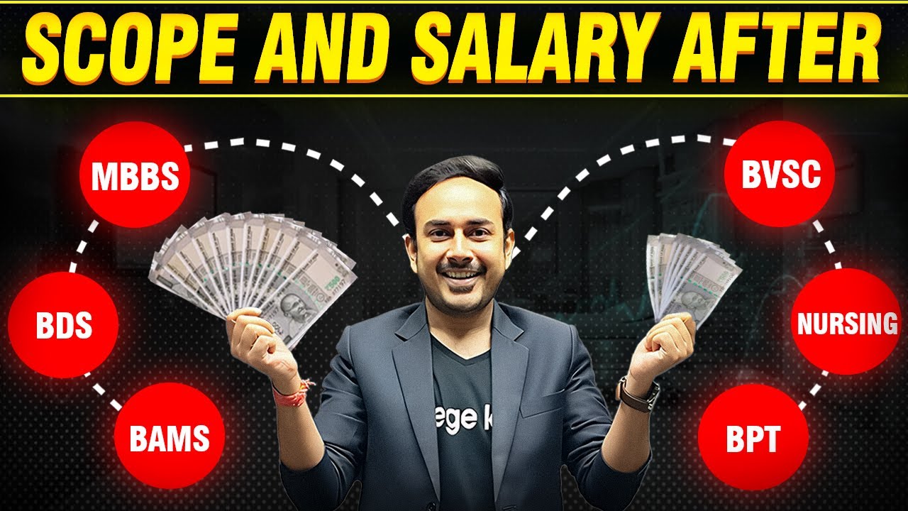 Scopes and Salary after MBBS | BDS | BAMS | BVSc | BPT | Nursing | #neet2025 #nta