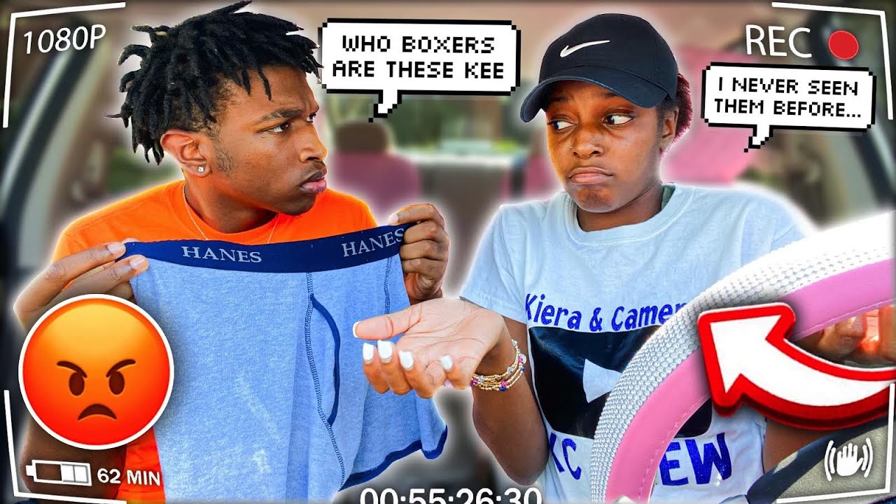 HE FOUND MY “EX” BOXERS IN MY CAR! *LEADS TO BREAK UP*