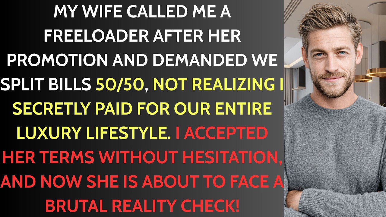 My Wife Called Me a “Freeloader” After Her Promotion — So I Let Her Pay for Everything Herself