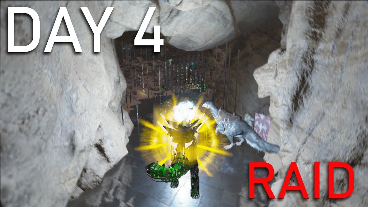 Raiding an Over Powered Modded Cave For Huge Profit | INX 2MAN Season Finale! - ARK PVP