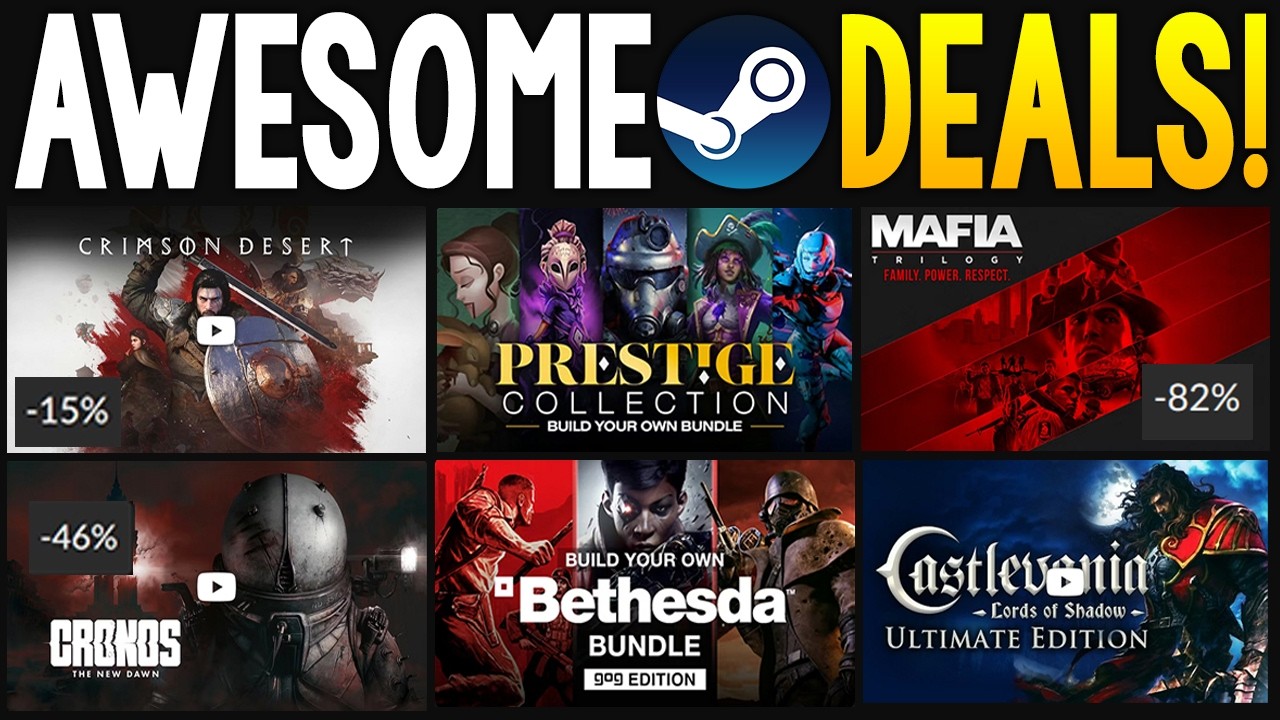 ОТЛИЧНЫЕ ПРЕДЛОЖЕНИЯ НА ИГРЫ ДЛЯ ПК В STEAM - Crimson Desert ДЕШЕВЛЕ + МНОГО ДРУГИХ ВЫГОДНЫХ ПРЕД...