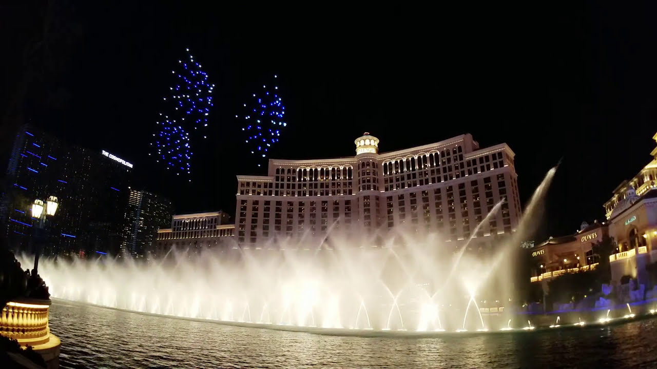 LIVE | INTEL DRONES @ CES | FOUNTAINS OF BELLAGIO