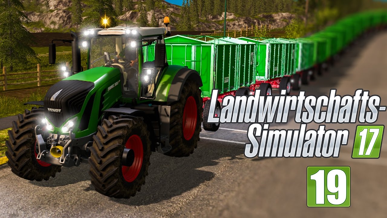 LANDWIRTSCHAFTS-SIMULATOR 17 FORST #19 - Mit vielen Anhängern zum Sägewerk! I LS17 Forst-Projekt