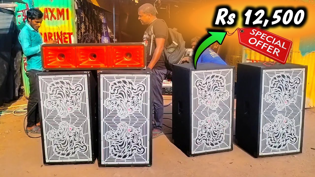 2/15 Cabinet Box with Tiger Jali with price ₹12,500 | #dj_army_setup laxmi Cabinet jharia dhanbad 🚩