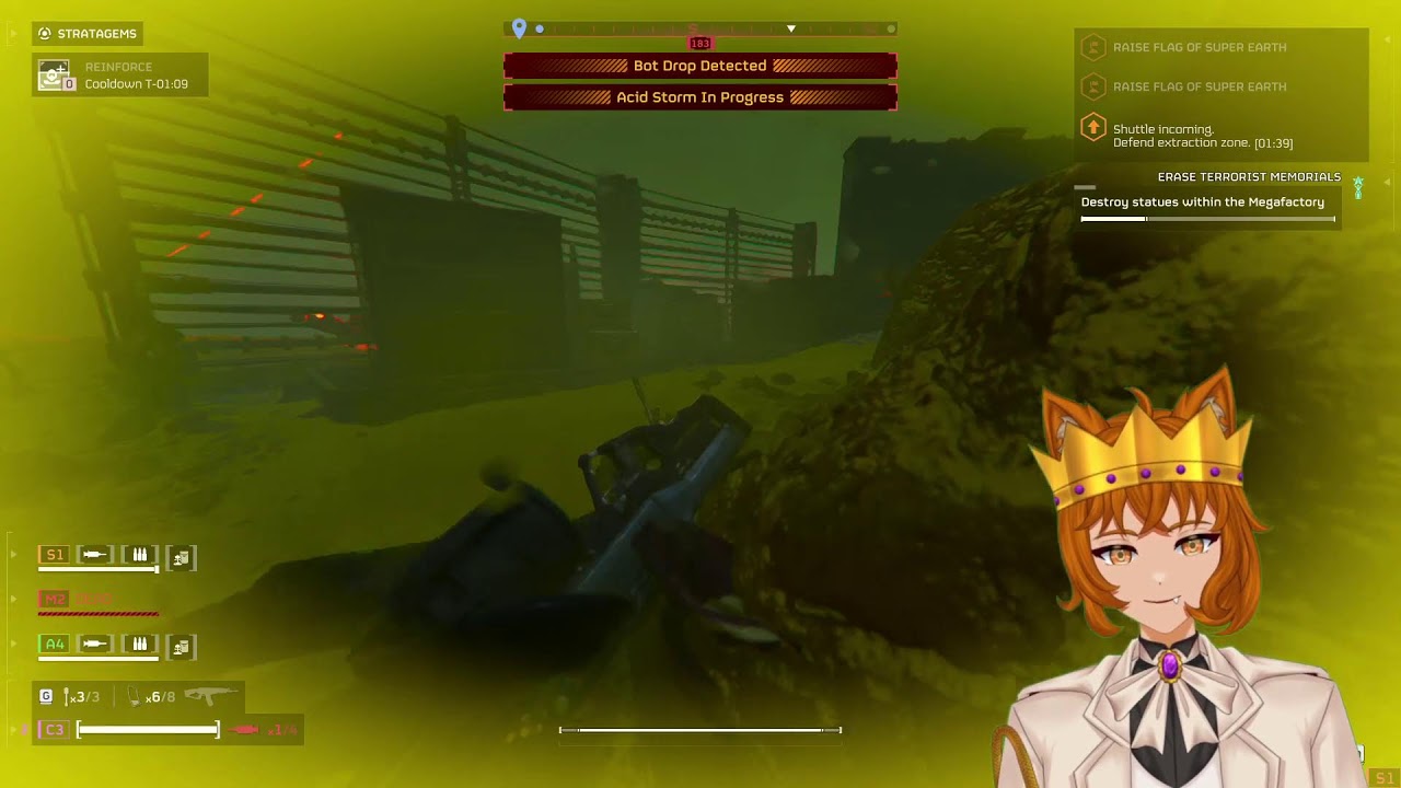 👑He Cy on my borg till I Cyberstan✦ Helldivers 2 ✦16+✦@catboy_beastvt 🐈