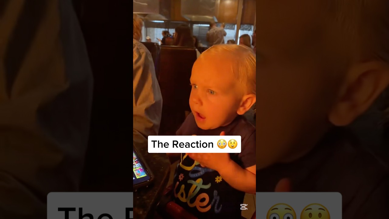 That surprise 😱 was a Wholesome 🥹 | Food | #food #chef #kitchen #baby #reaction #cute