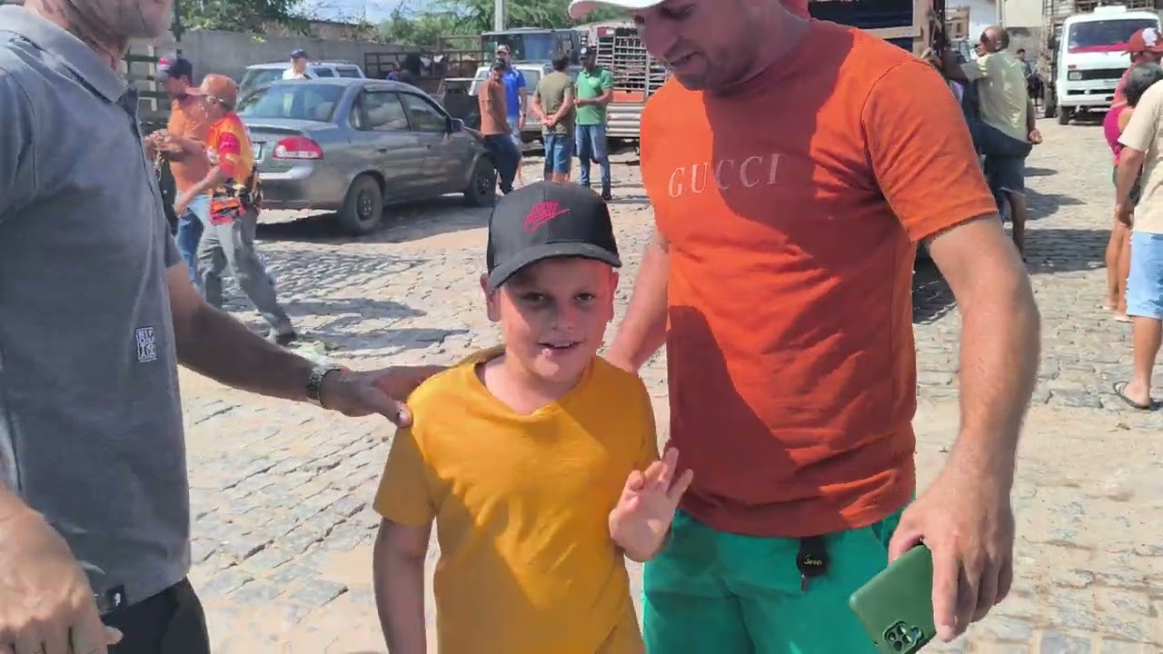 Benedito na feira de seridó
