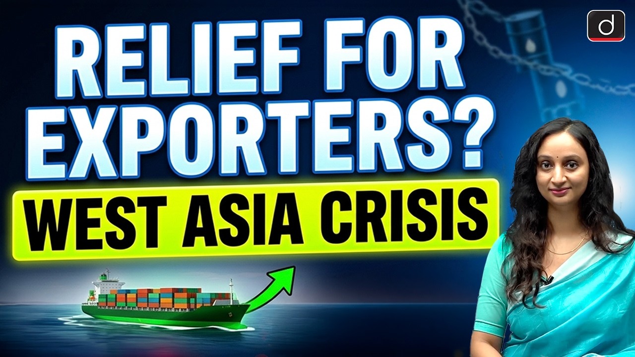 RELIEF Scheme 2026 Explained | Key Benefits for Exporters | Latest Update | Drishti IAS English