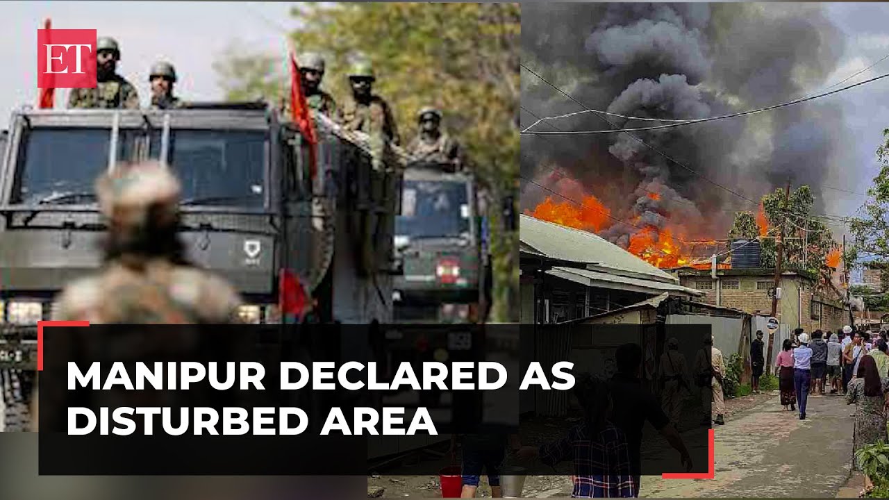 Manipur govt declares entire state as 'disturbed area' amid violence; AFSPA extended for 6 months