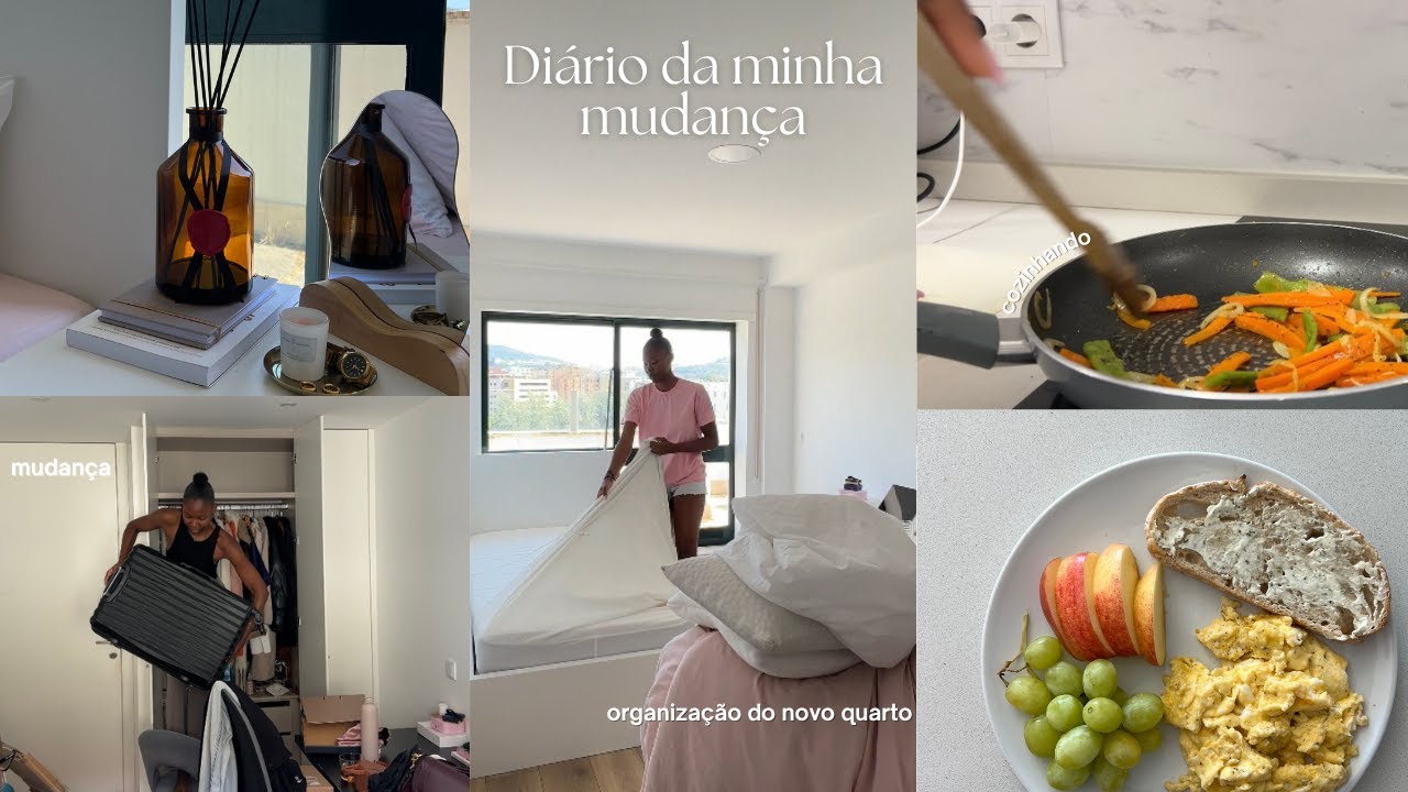 DIÁRIO DA MUDANÇA | mudança de apartamento, organização do novo quarto, cozinhar e fofocar