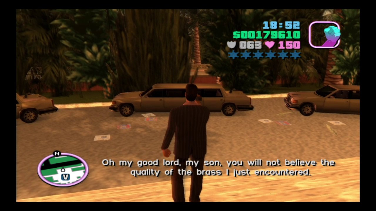 Grand Theft Auto: Vice City: Phone call with kent paul
