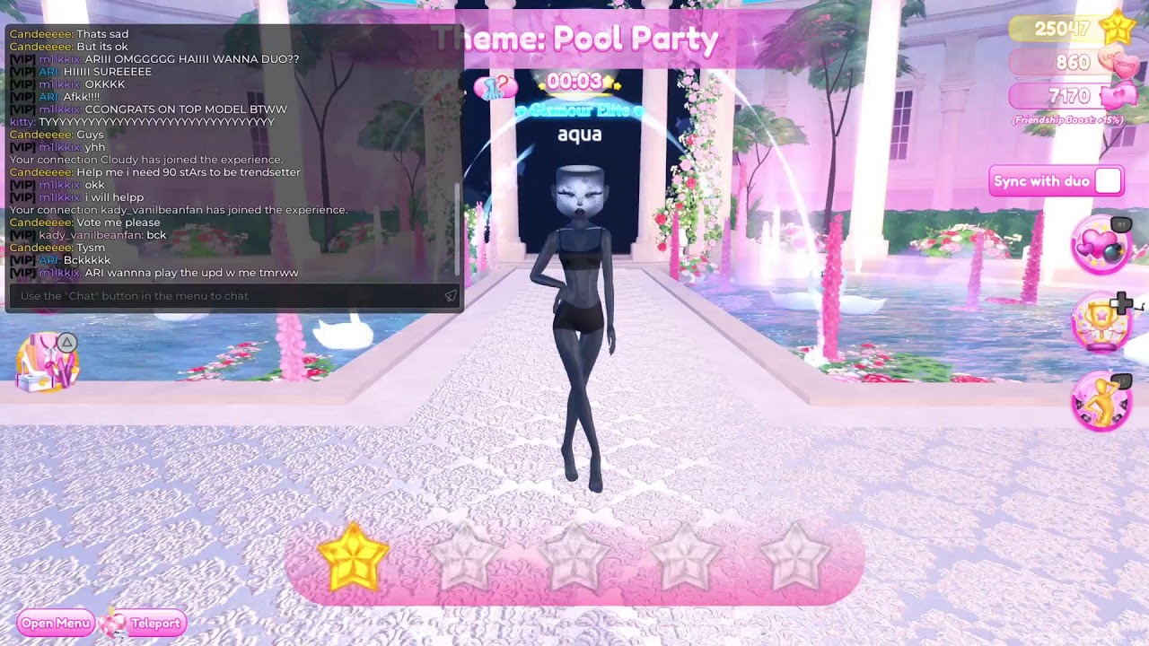 GETTING TOP MODEL TODAY!!! COME CHAT!🙀 !user