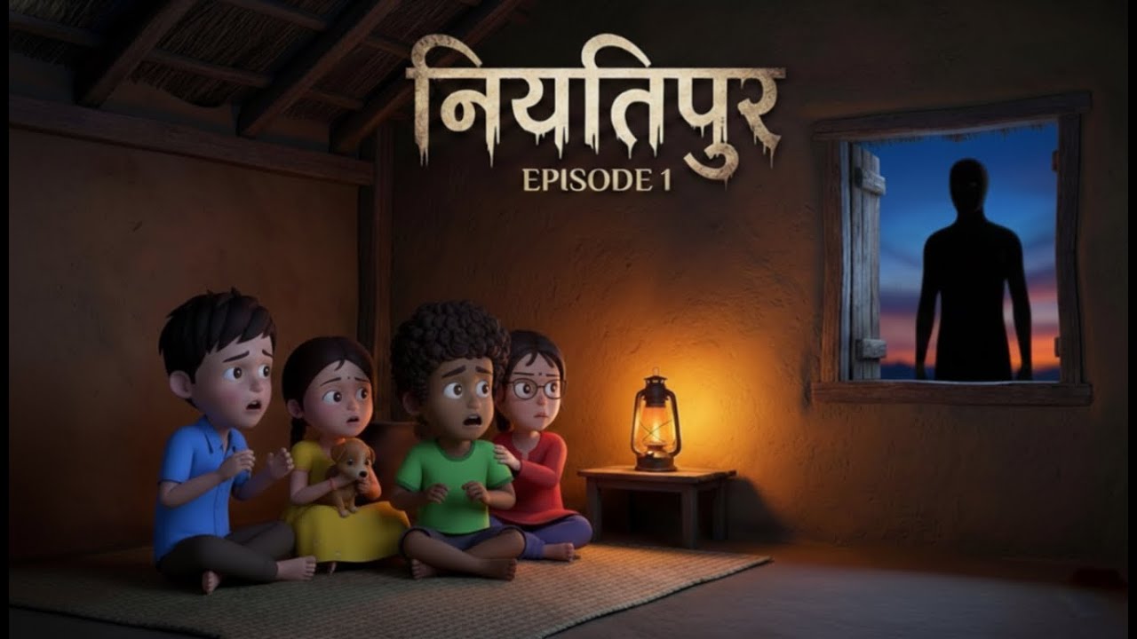 EP 1 | Niyatipur -  एक खामोश चेतावनी😱| Hindi Horror Cartoon Animation Series | ATLB 