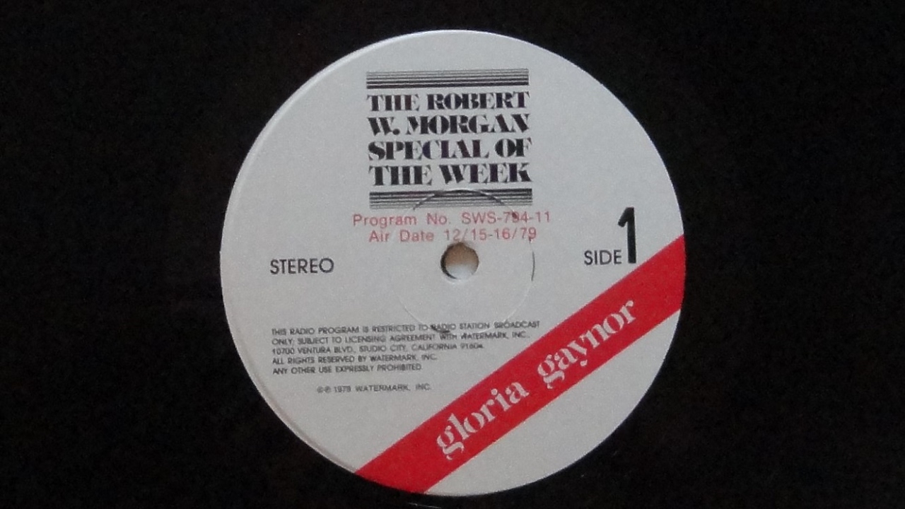 Gloria Gaynor The Robert W Morgan Special of the Week Side 1 part 1 1979