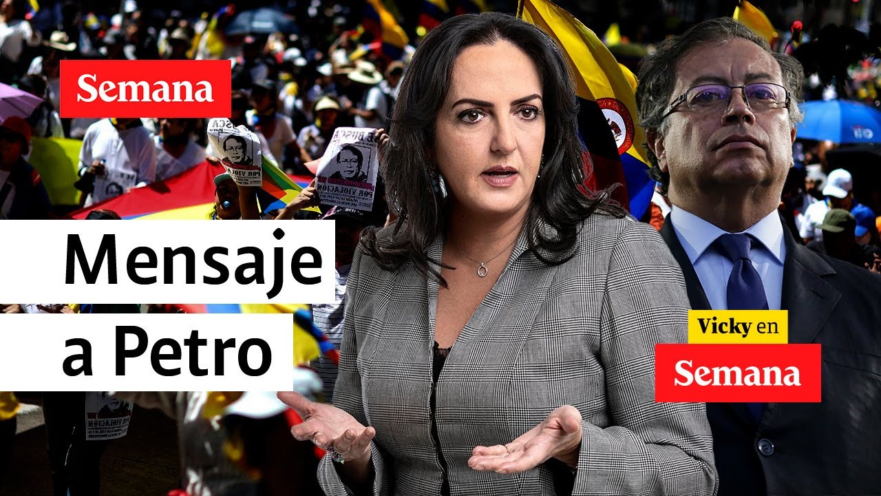 "NO nos vamos a dejar robar el país": le dice María Fernanda Cabal a Petro | Vicky en Semana