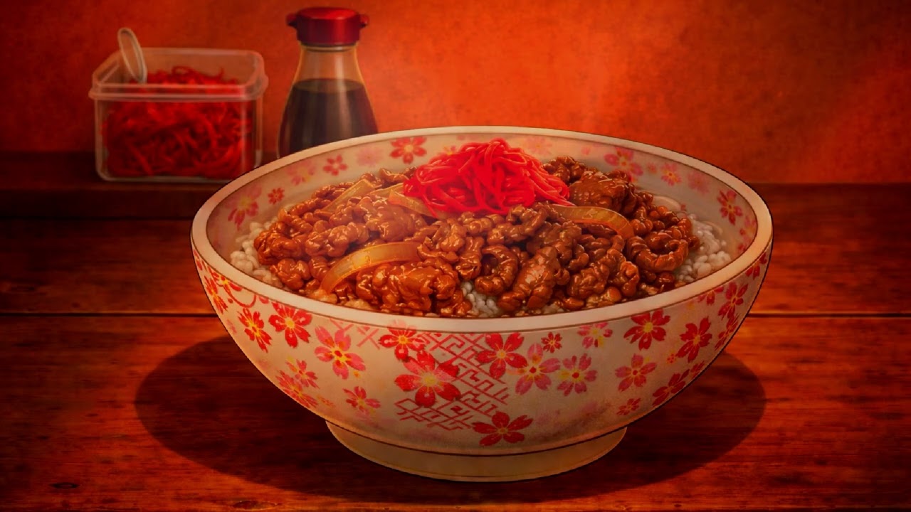 Last order 🍚 | quiet late night gyudon | lofi hip hop for focus (1 hour)