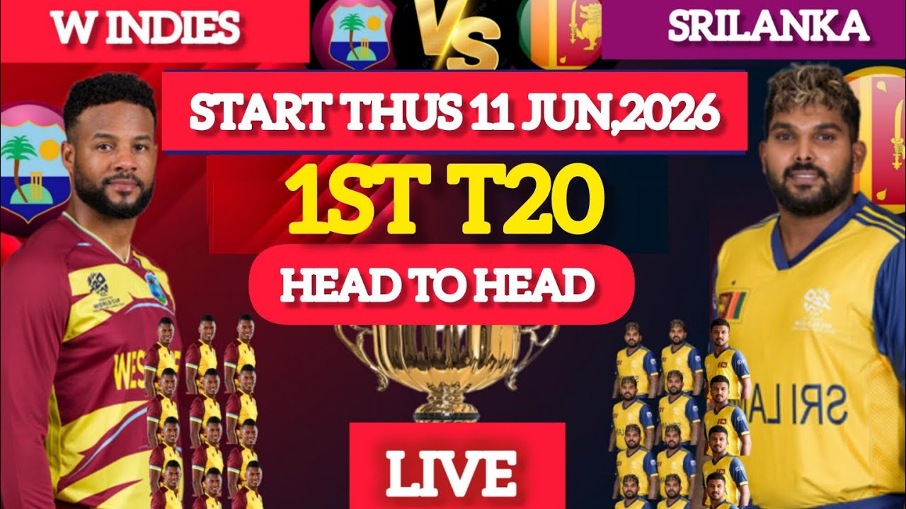 West Indies vs Sri Lanka T20 Series 2026 | West Indies T20 Playing 11 | Sri Lanka T20 Squad | WI ...