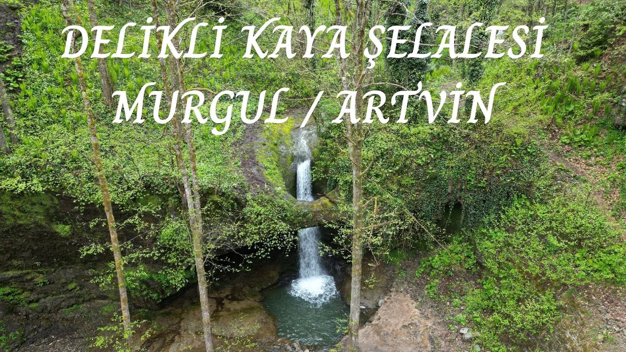DELİKLİ KAYA ŞELALESİ MURGUL/ARTVİN