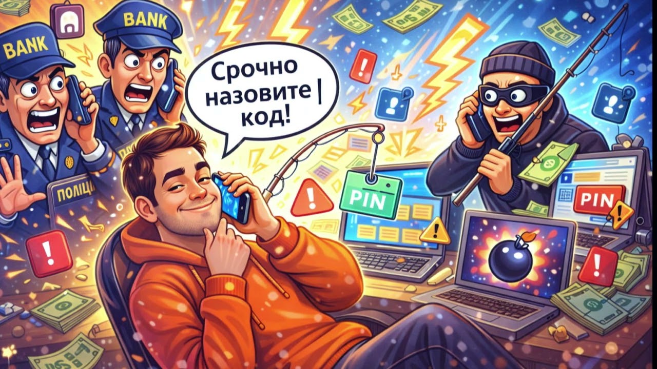 «Трубку сбрось» — Весёлая песня про телефонных мошенников 😂📱