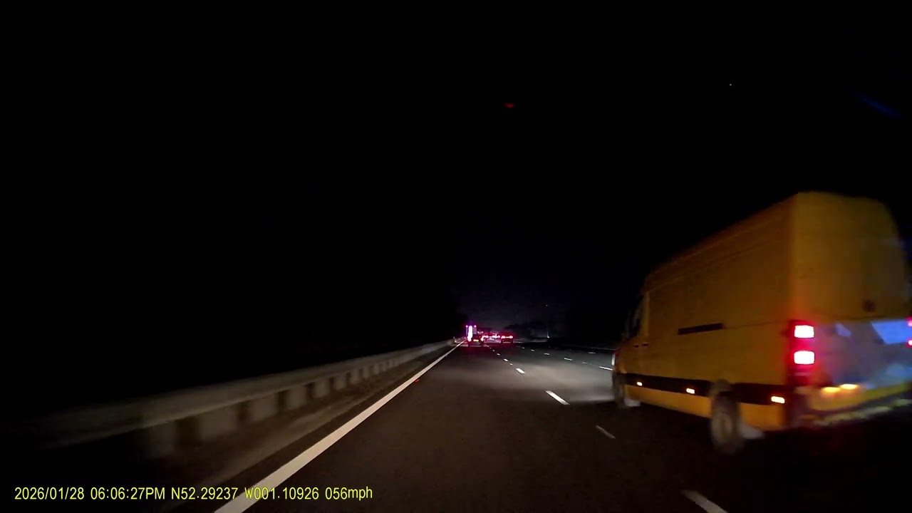 M1This Evening Northampton to Rugby