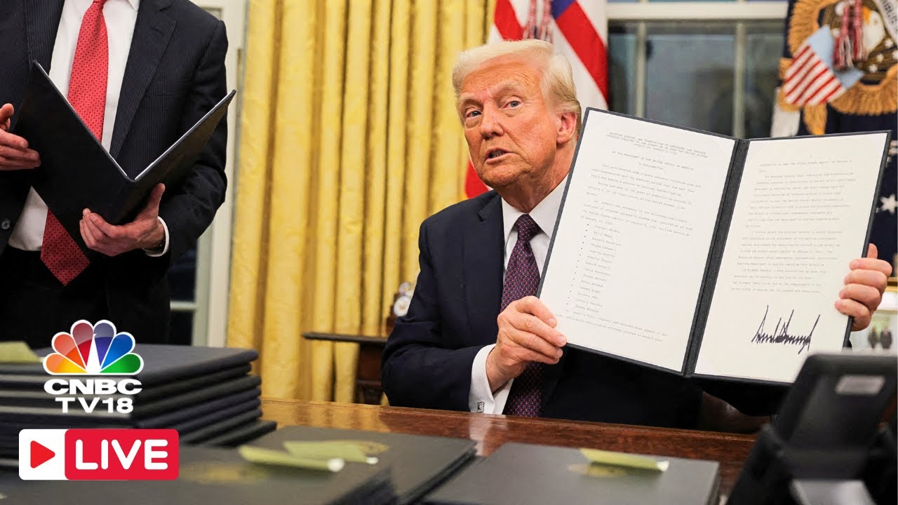 LIVE: Donald Trump Signs Orders on Iran, Withdrawing From UN Human Rights Council, UNRWA | N18G