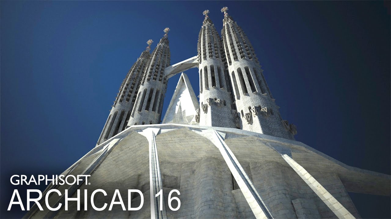 Classics modeled in ArchiCAD - The Sagrada Familia - Passion Towers [extended cut]