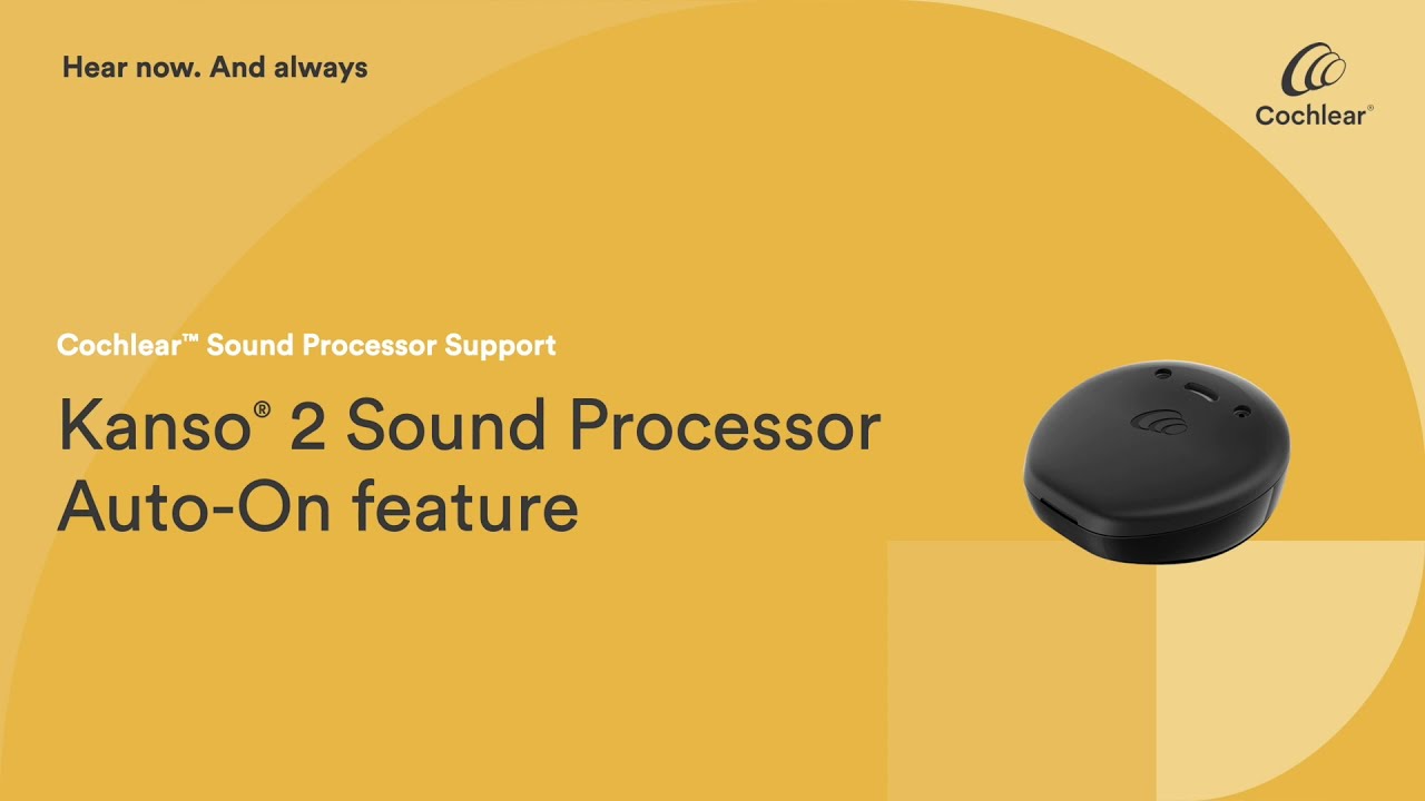 How to use the Auto-on feature on the Nucleus Kanso 2 Sound Processor