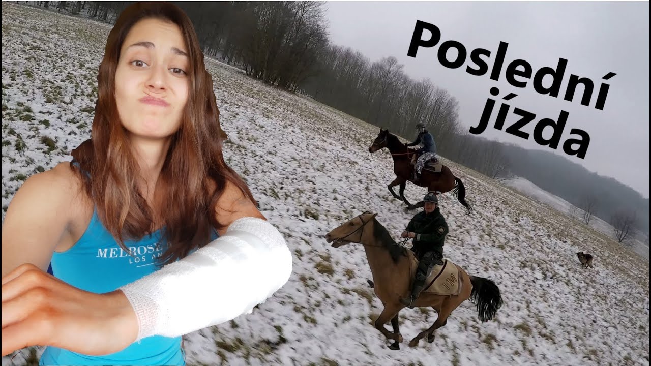 KOŇO VLOG ✮Vyjížďka, trénink, nemocnice✮