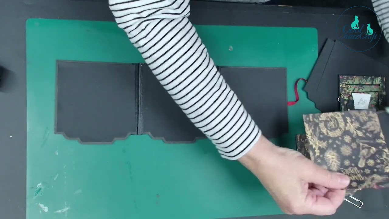 How to a Mexican Concertina Book using the Mexican Pocket Tag Die Set (CoolKatzCraft Ltd)