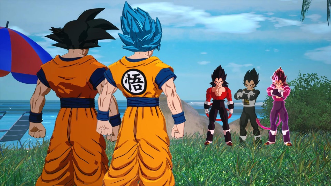 Goku Super VS Vegeta Xeno! Dragon Ball Sparking Zero