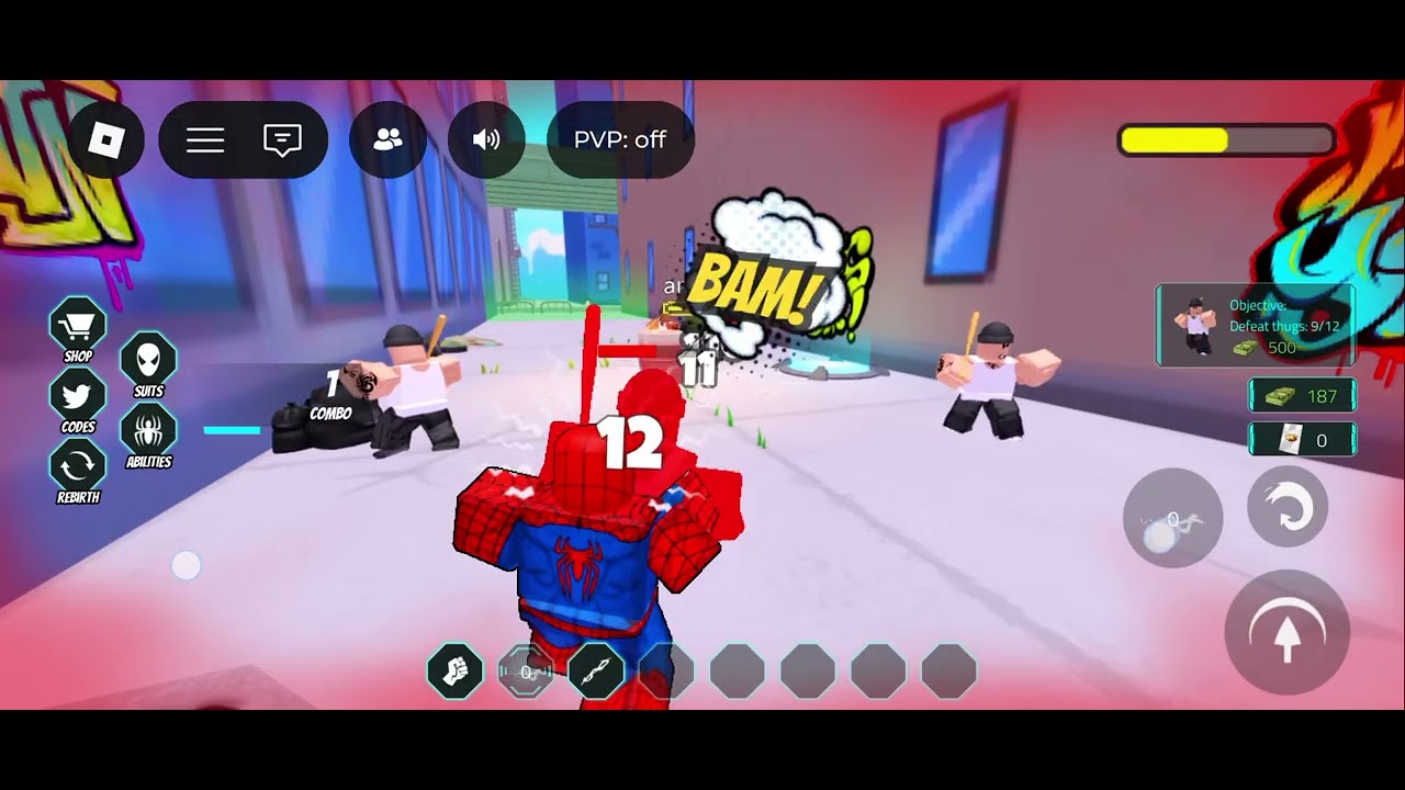Spider-Man game play this at roblox