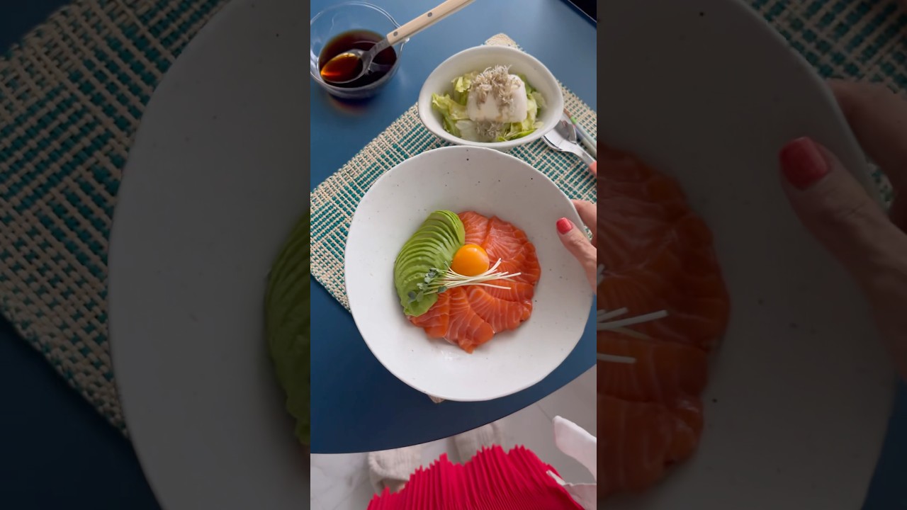연어덮밥 (사케동) #마이피기팬트리 #food #recipe #cooking #lunch
