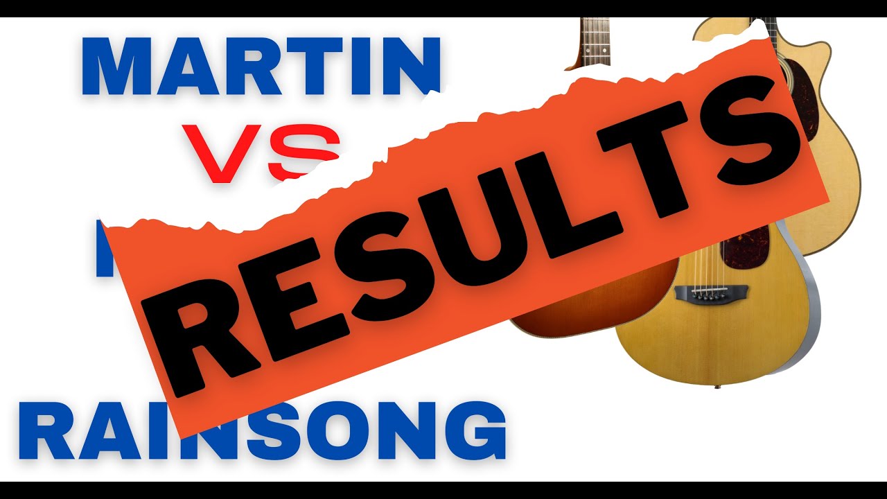 Martin Vs Maton Vs Rainsong Guitars (Carbon Vs Wood) - RESULTS